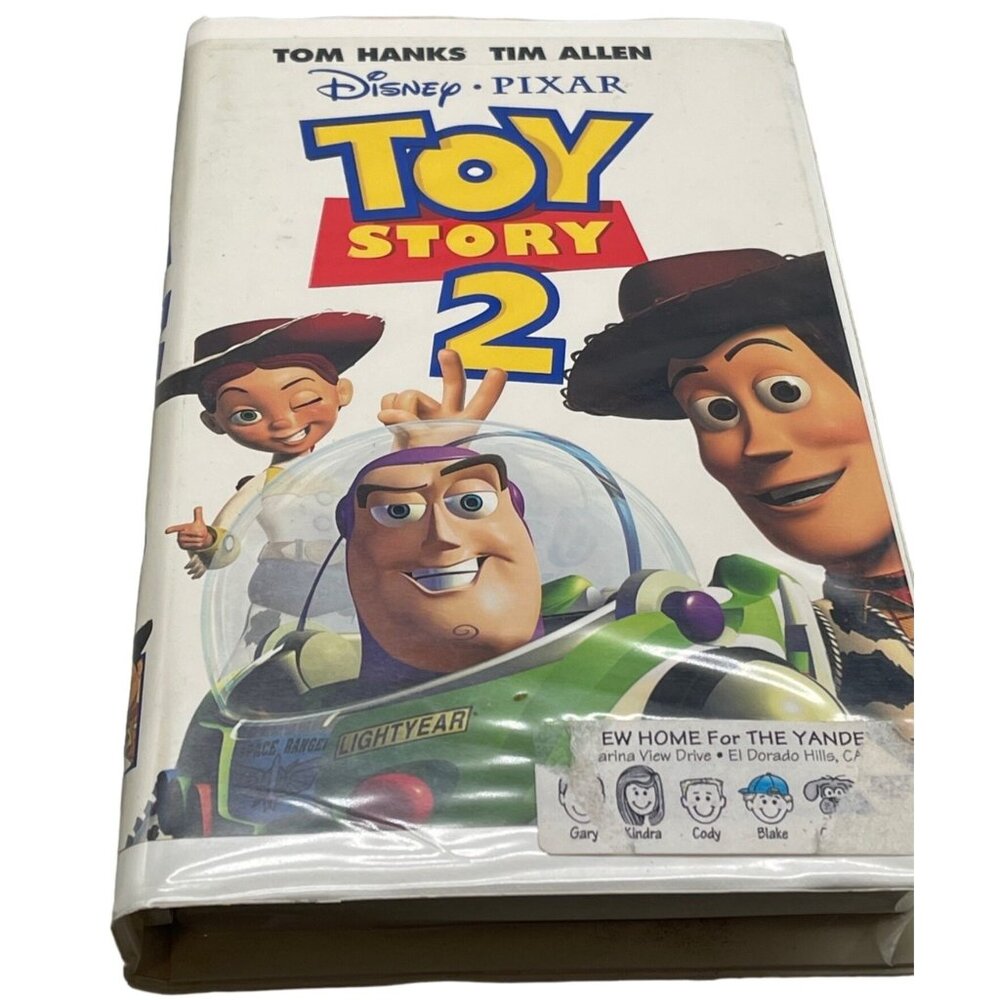 Toy Story 2 VHS tape 92 min 1999 Walt Disney rated G READ